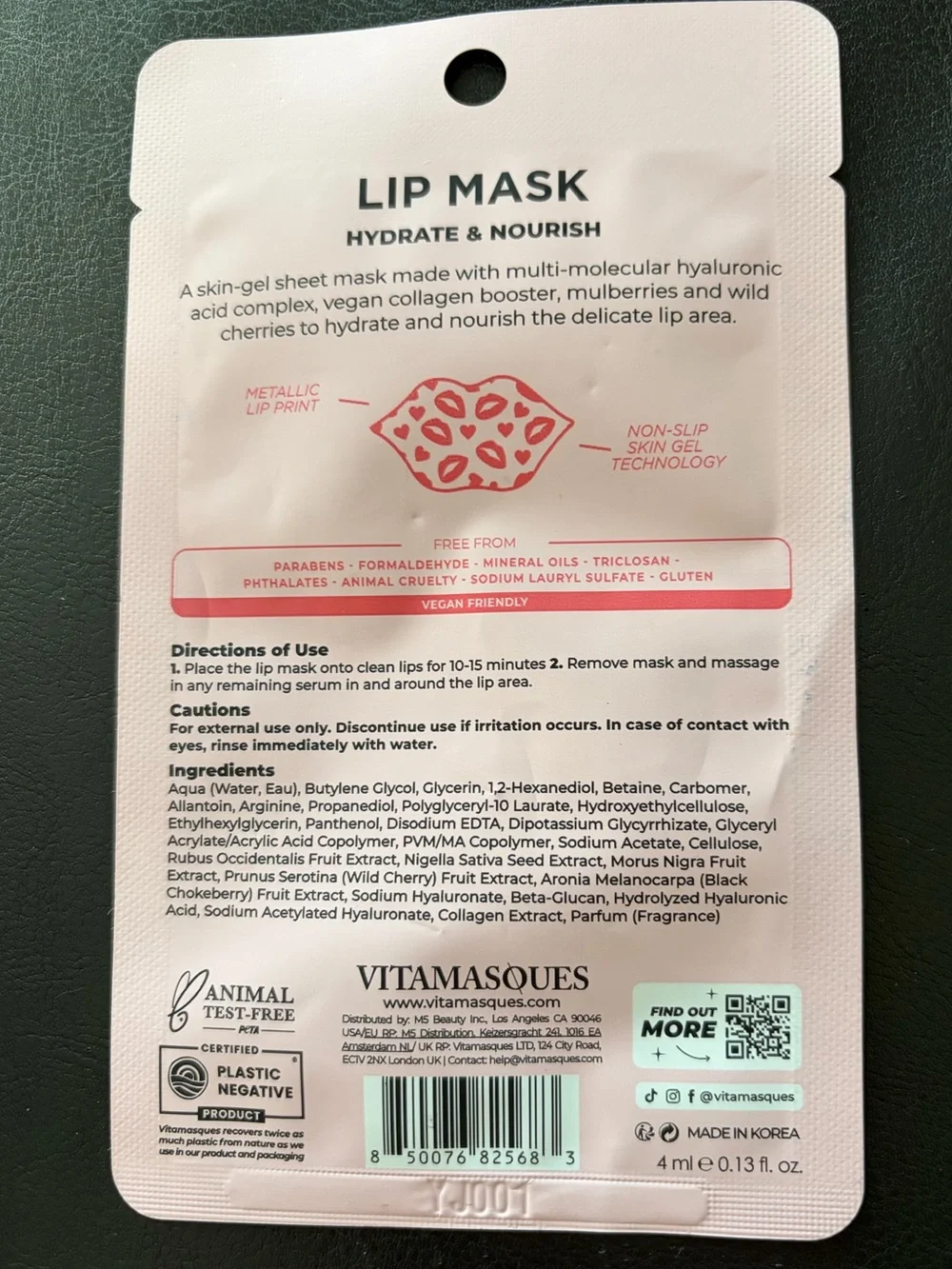⚡️Vitamasques Metallic Lip Mask Hydrate & Nourish